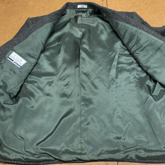 Vintage MEN’S Herringbone Tweed Blazer - Picture 6 of 12